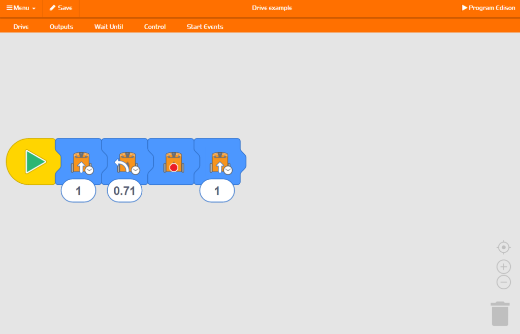 EdBlocks Programming Interface