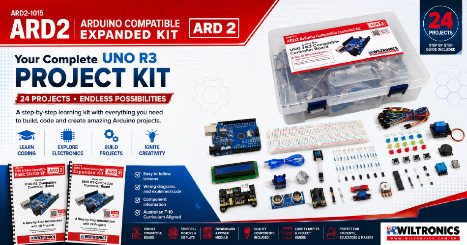 950 x 500 Banner - UNO r3 24 projects