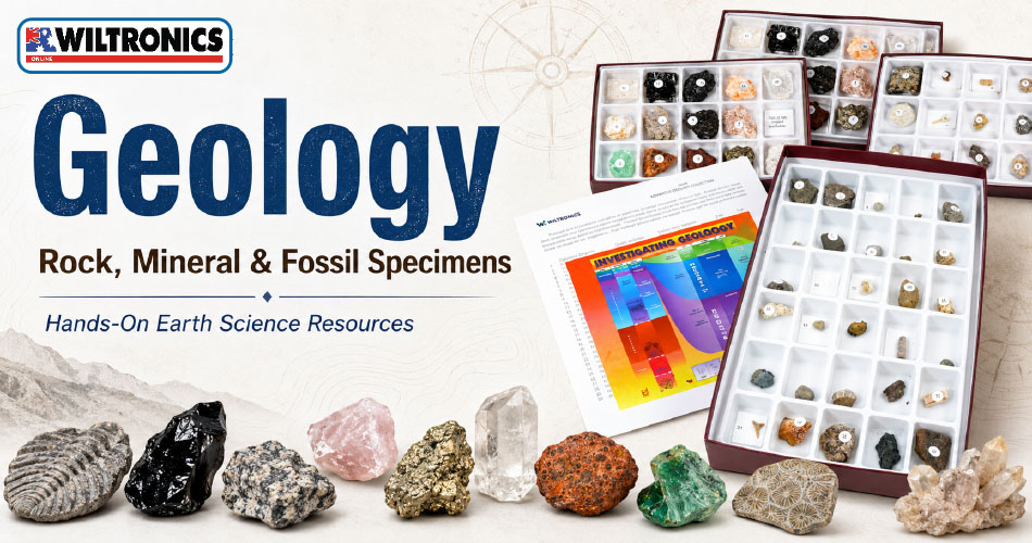 950 x 500 Banner - geology specimens