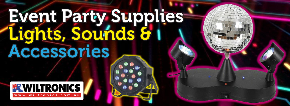 Event Party Supplies - Lights, Sounds & Accessories
