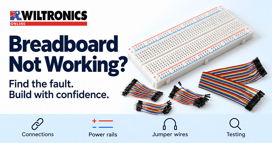 Breadboard not working Wiltronics