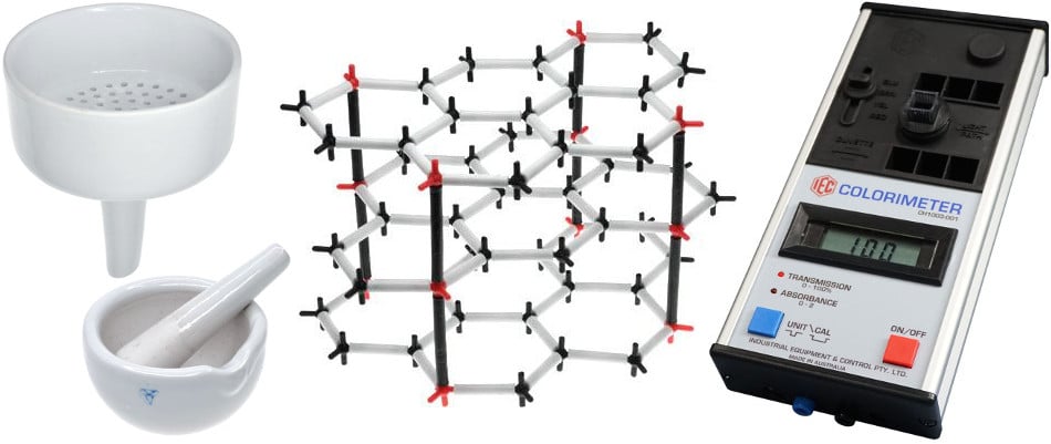 List of chemistry lab equipment & supplies