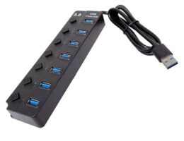 7 Port USB Hub 3.0 High Speed