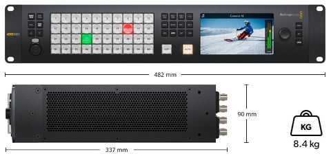 ATEM 4 M/E Constellation 4K - Dimensions