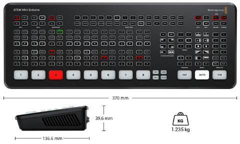 ATEM Mini Extreme Dimensions