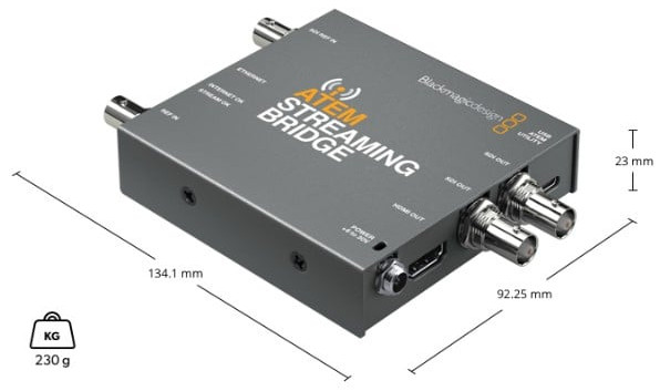 ATEM Streaming Bridge Dimensions