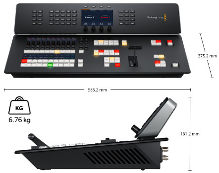 ATEM Television Studio HD8 - Dimensions