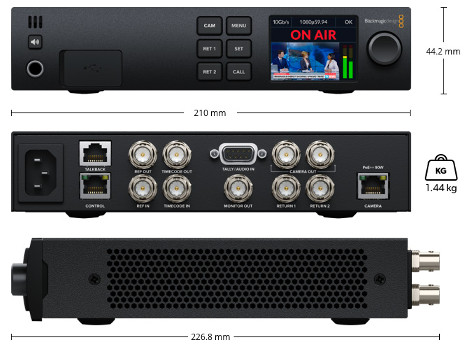 Blackmagic Studio Converter Dimensions