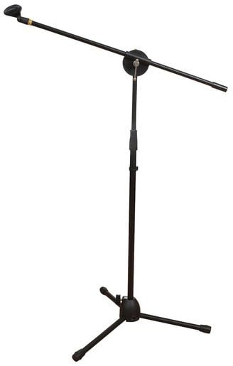 Photo of a boom microphone stand.