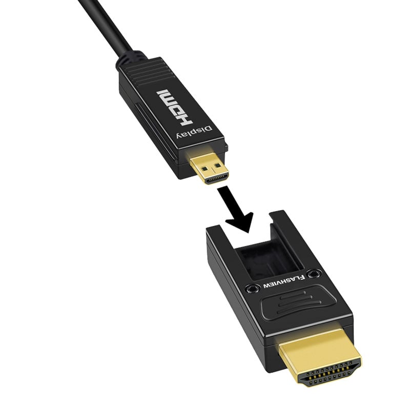 Easy Run Optical Fibre 4K HDMI Cable jpg