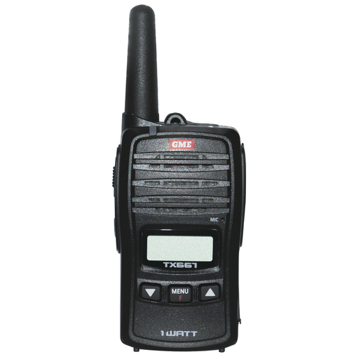 Photo of a 1W UFH handheld radio.