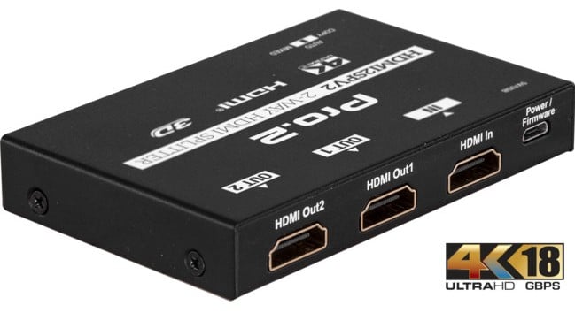 2 Way HDMI Splitter iQ4 Compatible jpg