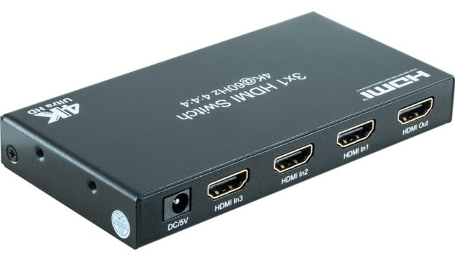 HDMI 3 In 1 Out Switch with Remote jpg