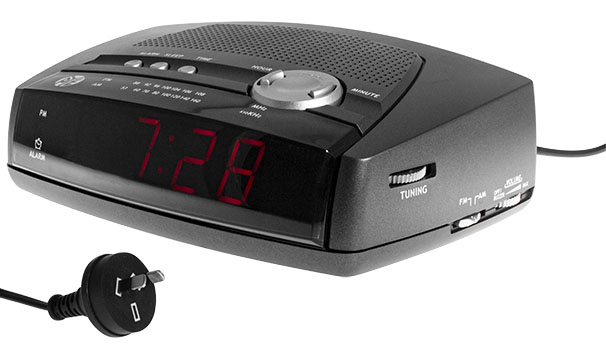 JAR1801 - AM/FM Alarm Clock Radio main