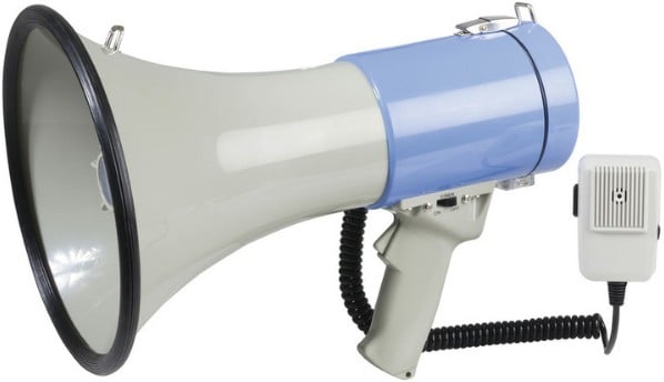 Megaphone with Siren - 25 Watt