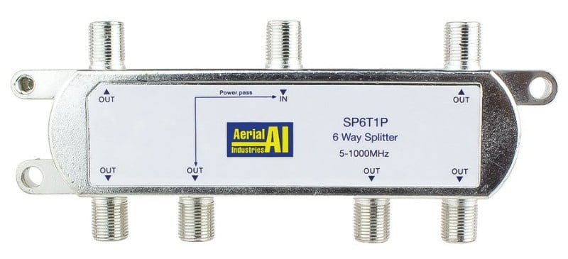 6 Way Splitter SP6VU 5 to 1000 MHz jpg