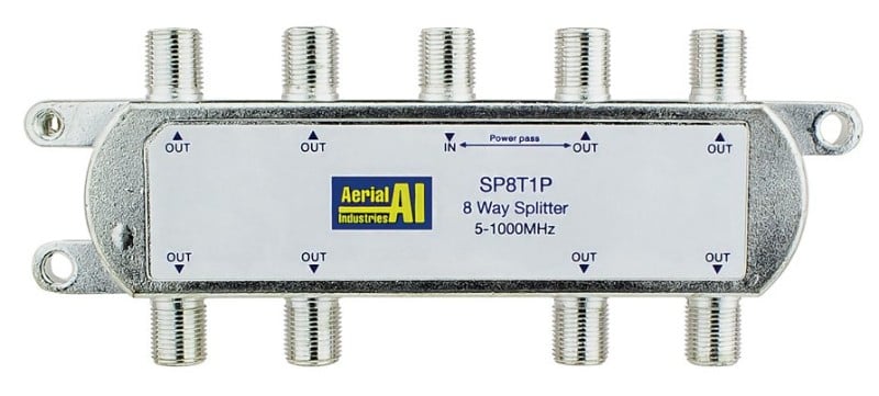 8 Way Splitter SP8VU 5 to 1000 MHz jpg