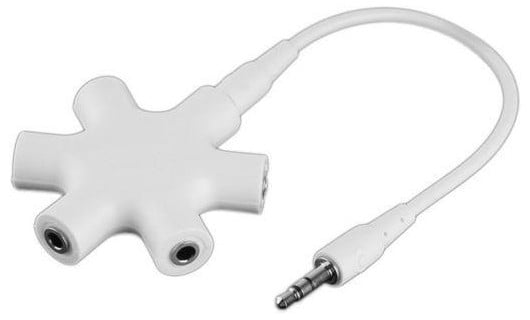 Stereo Headphone Splitter 3.5mm x 5 Port jpg