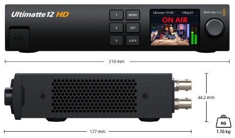 Ultimatte 12 HD Dimensions