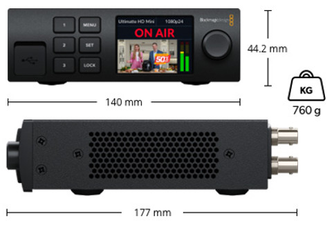 Ultimatte 12 HD Mini Dimensions