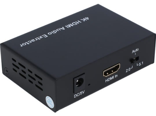 4K HDMI Audio Extractor - HDMI Optical L&R jpg