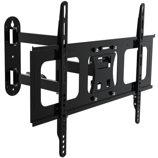 Photo of a wall mount bracket with 180 degree swivel for 32 to 70 inch LCD monitors.
