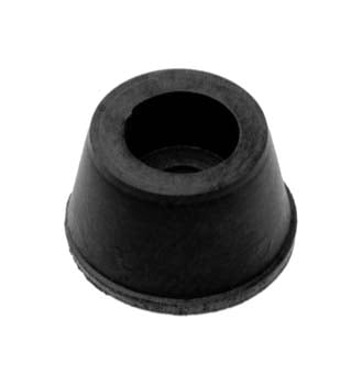 Photo of 12mm bolt on rubber cabinet feet.