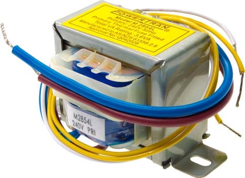 Photo of a 24V CT 150mA transformer.