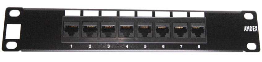 8 Port Amdex Patch Panel Cat6 jpg