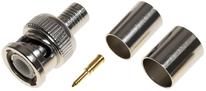 BNC Crimp Plug RG6 (Amp-Connex 112508)