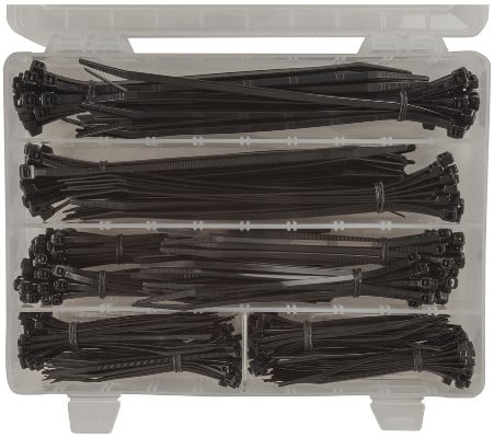 Box of Cable Ties - Popular Sizes, 400pcs