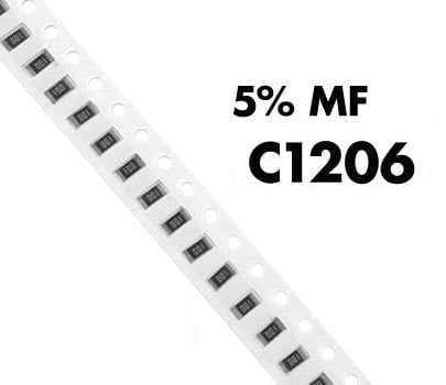 C1206 SMD SMT Resistor 0.125W 5% jpg