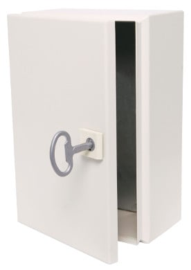 Lockable Wall Cabinet Steel - 200 x 300 x 120 mm