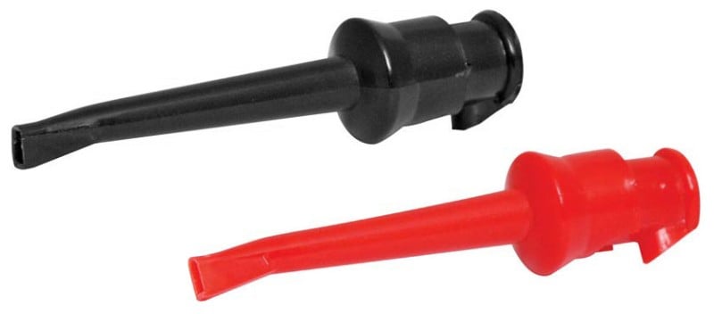 IC Test Clips 57mm Black and Red jpg