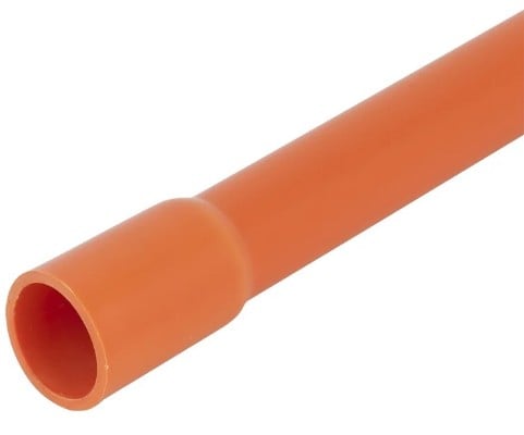 Rigid Conduit Heavy Duty 4m Orange jpg