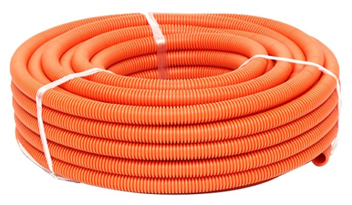 Corrugated Conduit Heavy Duty Orange jpg