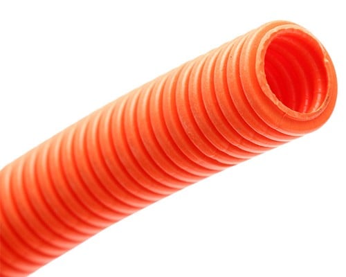 Corrugated Conduit Heavy Duty Orange jpg