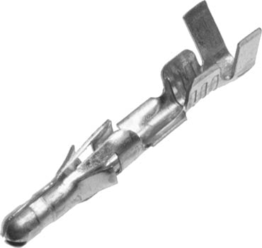 Photo of a 14-16AWG 2.36mm diameter crimp pin.