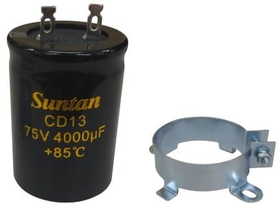 Electrolytic RG Capacitor 4000uF 75VDC