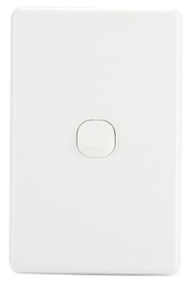 Light Switch 1 Gang - White jpg