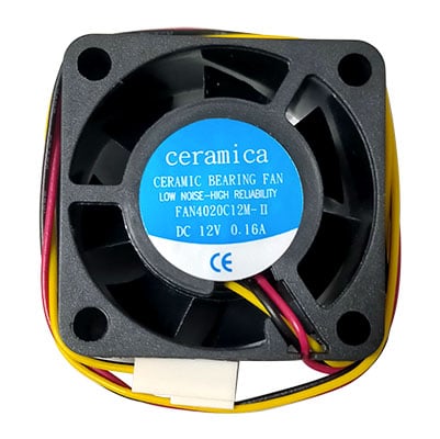 Fan 60x10mm 12VDC Ceramica 5200RPM