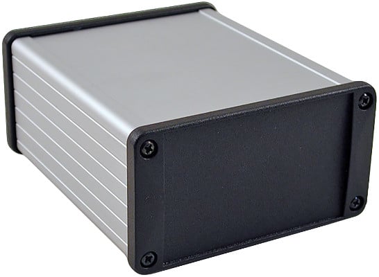 Hammond Extruded Aluminium Enclosure (EMI/RFI Protection) 120x104x54mm