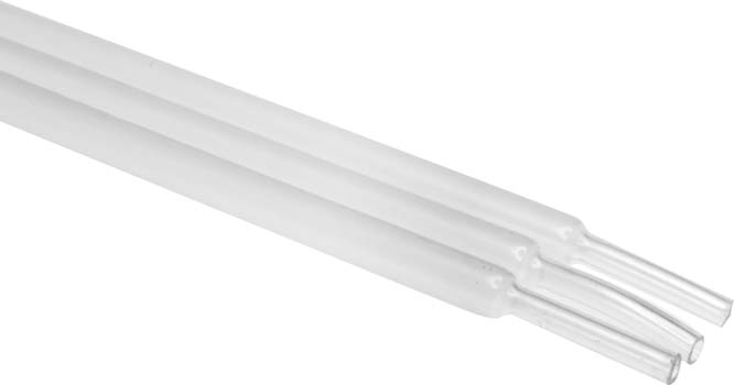 5mm Clear 2:1 Heat Shrink Polyolefin Tubing 1.2M | Wiltronics 5mm Clear Heat Shrink Tubing