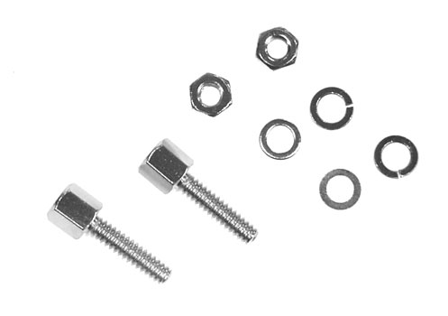 Photo of hex nut screwlock pairs.