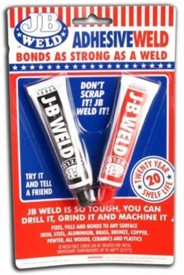 J-B Weld Epoxy 2 Pack Black & Red jpg