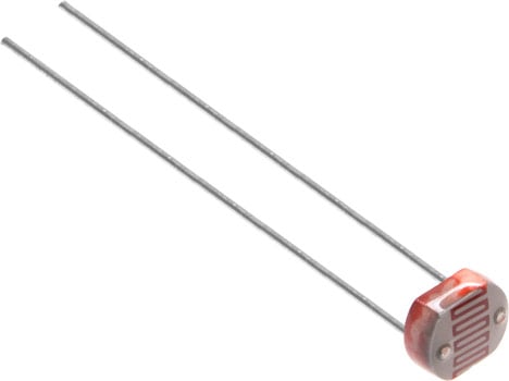 Photo of a light dependent resistor.