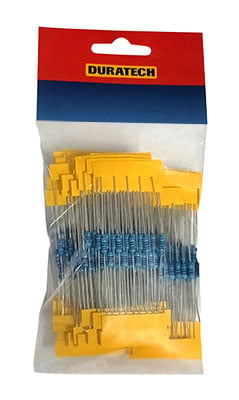 1/2W 1% Mini Size Metal Film Resistor Pack