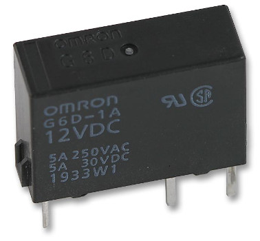 Omron G6D 12VDC SPST Relay | Wiltronics