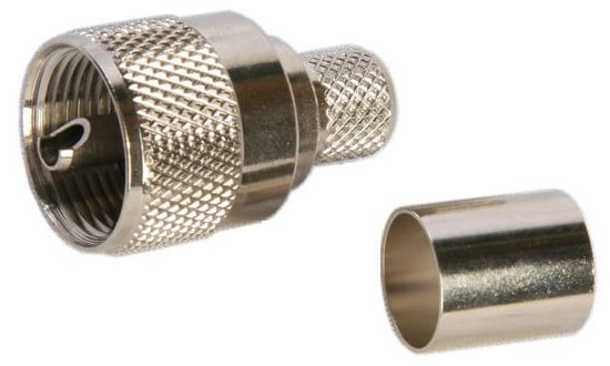 PL259 UHF Crimp Connector RG213