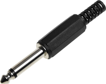 Photo of a 6.5mm plastic mono plug.